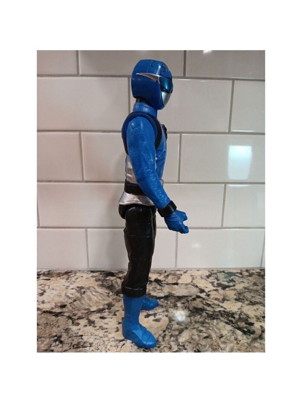 2018 Power Rangers 12" Lighting Collection Beast Morphers Blue Ranger Large - Picture 5 of 15